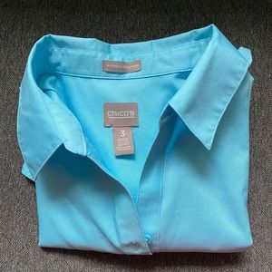 Chicos size 3 shirt, blue